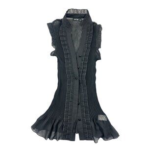 APT. 9 Black Sheer Blouse